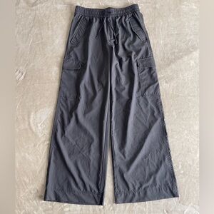 Wide-Leg Cargo Style Pants